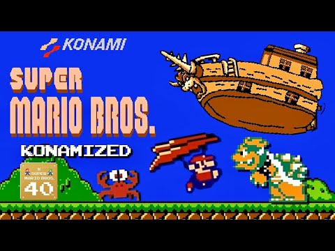What if Super Mario Bros. was made by KONAMI?! SMB 40th Anniversary Special DEMO