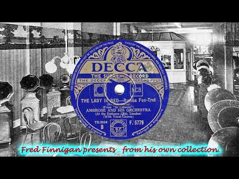 Ambrose & His Orch(v Evelyn Dall) - The Lady In Red(1935)