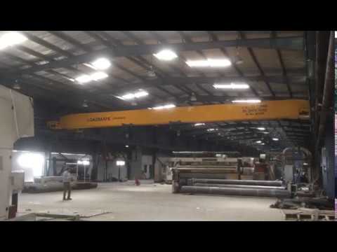 Loadmate yellow material lifting cranes, single girder,doubl...