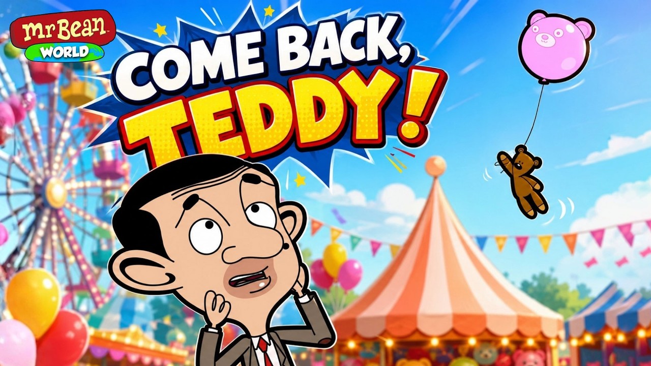 Teddy Flies Away at the Funfair! | 4K | Mr Bean Animated Season 4 | FULL COMPILATION | Mr Bean World