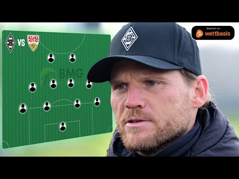 Diks fällt aus! 🔥 Startaufstellung Gladbach vs. Stuttgart! 19. Bundesligaspieltag! ⚫⚪🟢