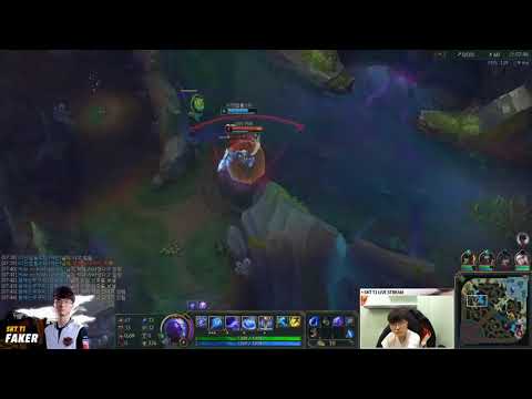 SKT Faker stream Ryze, KDA 1/11/0, Mar 29, 2018