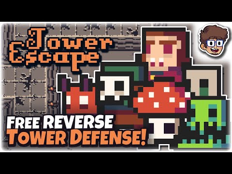 FREE REVERSE TOWER DEFENSE ROGUELIKE! | Let's Try: Tower Escape