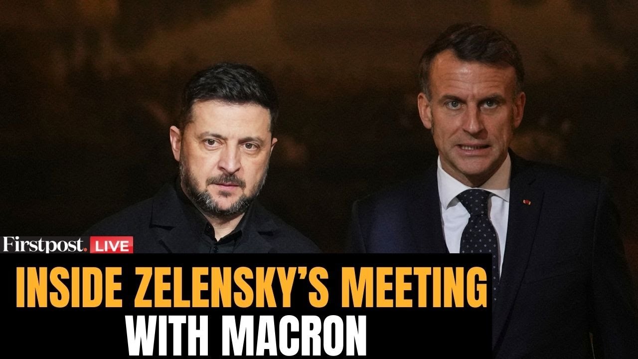 LIVE: Ukrainian President Zelensky Arrives At Élysée Palace In Paris To Meet French President Macron