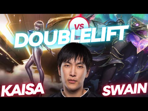 DOUBLELIFT | KAISA VS SWAIN | ADC GAMEPLAY | Patch 13.21 / Season 13 | #LeagueofLegends