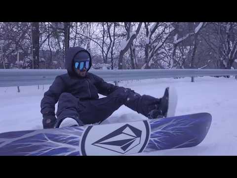 BG Drone - Fun with snowboard