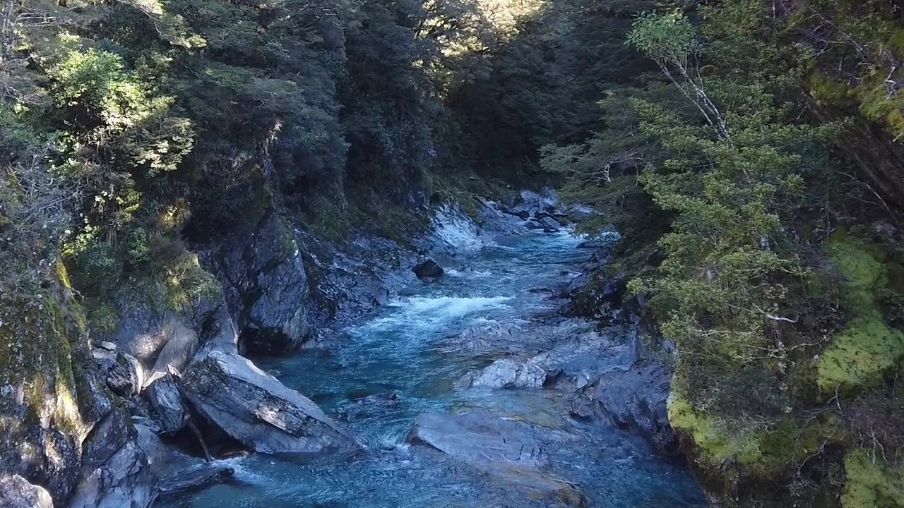 Embark on a virtual hike to the magical Blue Pools.