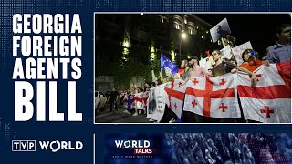 Massive protests in Georgia over foreign agents bill | George Melashvili