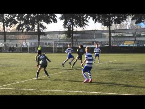 Voorschoten '97 E2 - OLIVEO E1 -- E-pupillen 1e klasse 1 competitie wedstrijd