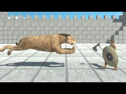 NEW PREHISTORIC UPDATE Smilodon vs ALL UNITS in Brick Castle Animal Revolt Battle Simulator