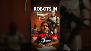 3 AI Robots in Exam Hall 🤯 Shocking Exam Story 🤖 #studytips #examtips