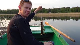 Рыбалка на озере сайма