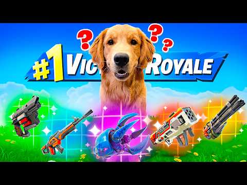 Using My *DOG* to PICK MY LOOT in Fortnite!