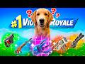 Using My DOG To PICK MY LOOT In Fortnite