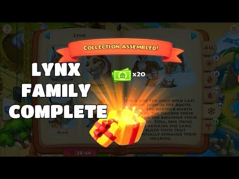 LYNX FAMILY COMPLETE😍TOWNSHIP ZOO😘LEVEL 75