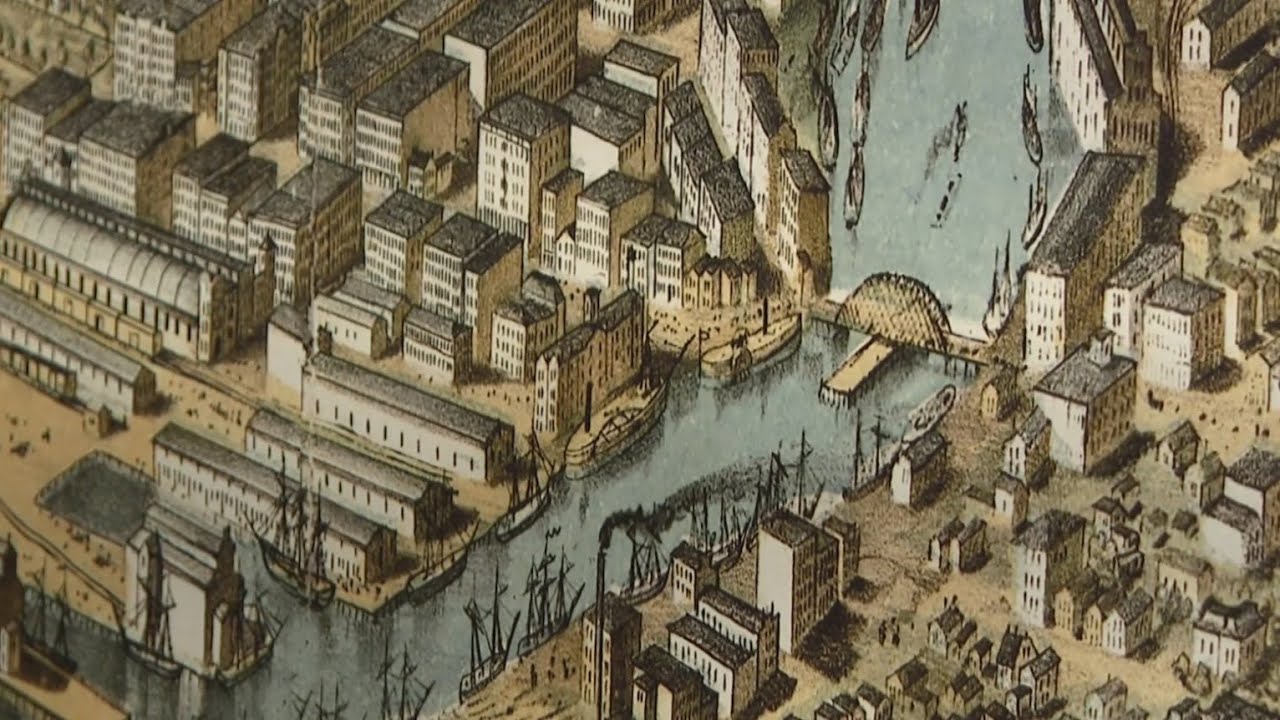 Mystery frames Chicago River paintings at Maritime Museum