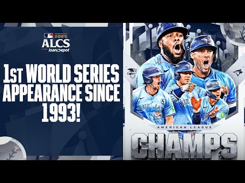 FINAL 3 OUTS: The Toronto Blue Jays advance to the World Series for the 1st time in 32 years! 🇨🇦