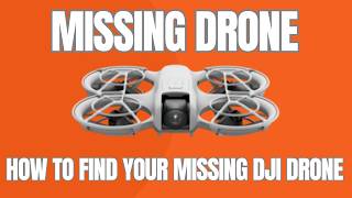 DJI Neo : Goes Missing Also for Mini 4 Pro, Flip After A Fly Away ? Find My Drone !