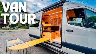 Incredible SNOW PEAK Designed Van Tour