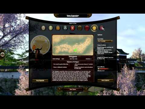 Shogun Total War 2- Quick overview of clans