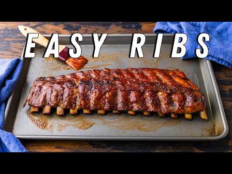 Easy Oven Ribs with Homemade BBQ Sauce