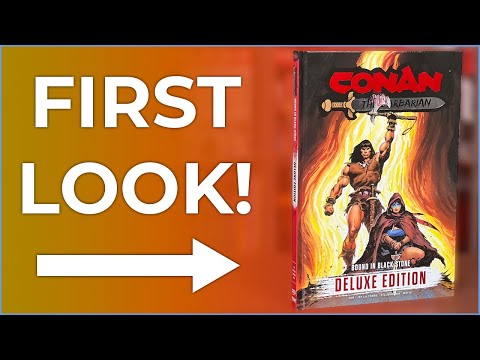Conan the Barbarian Vol. 1: Bound In Black Stone Deluxe Edition Hardcover Overview