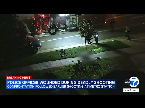 Police officer shot, suspect killed in Pasadena gun battle