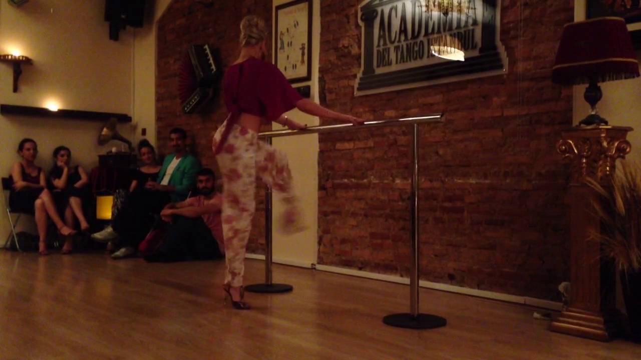 Eleonora Kalganova @Milonga Dark, Academia del Tango, Istanbul 29 May 2016