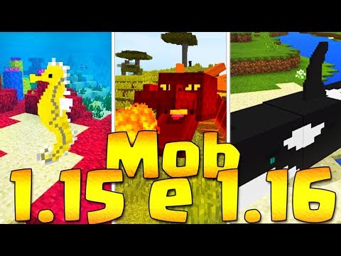TOP 10 MOB (possibili) in MINECRAFT 1.15 e 1.16