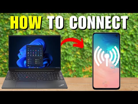 How To Connect Lenovo Laptop To Mobile Hotspot