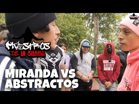 MIRANDA vs ABSTRACTOS - Octavos | Maestros de la Sílaba: Triple Amenaza
