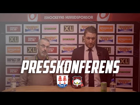 Presskonferens: Timrå IK - Malmö Redhawks