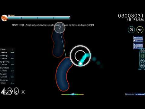 Vaxei | Kuroneko Dungeon - Ryoushi no Umi no Lindwurm [SUPER] +HD,DT 96.03% 2xMiss 543x #1 HD,DT