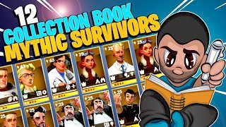 12 MYTHIC SURVIVOR LEADS into the COLLECTION BOOK!!! | Fortnite Save the World
