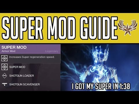 The Super Mod Guide - Decreasing your Super time Video