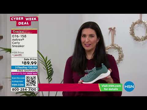 Aetrex Carly Mesh Sneaker with BuiltIn Orthotic System