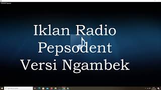 Download lagu Iklan Radio Keren - Pepsodent mp3 Download lagu Iklan Radio Keren - Pepsodent mp3