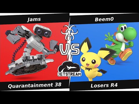 Quarantainment 38 Losers R4 - Jams (ROB) Vs. Beem0 (Pichu, Yoshi) Smash Ultimate - SSBU
