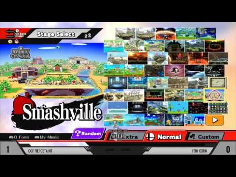 Smash on the Hill Smash 4 Weekly: S2 W4 - Winner's Round 3: CoF | Fierce Taint vs. FoH | Xorn