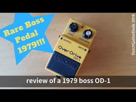 1979 Boss OD-1 Overdrive Pedal (Black Label) Made In Japan image 12