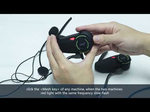 EJEAS Q8 MESH INTERCOM Channel Switching Tutorial