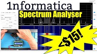 Spectrum Analyser RTL2832U-R820T SDR# Radio Frequency Electronic Project