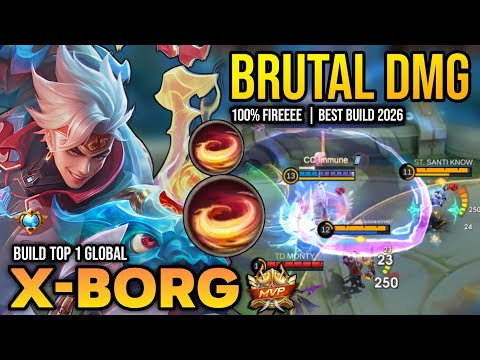 XBORG BEST BUILD 2026 | BUILD TOP 1 GLOBAL XBORG GAMEPLAY | MOBILE LEGENDS✓