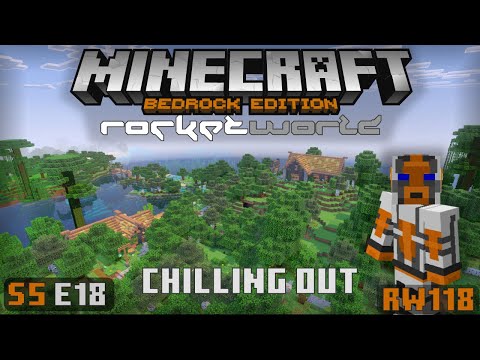 Chilling Out - Let's Play Minecraft Bedrock/Preview 1.21 Survival - Rocket World S05 E18