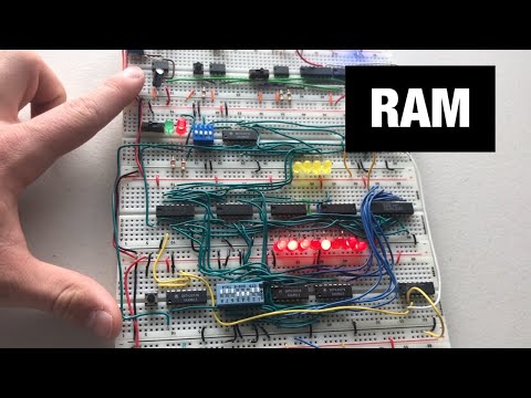 Building A Computer | RAM Module Complete (it stores information)