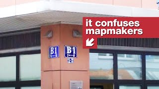 The European City Centre With No Street Names