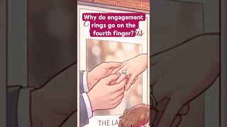 Why do people wear engagement rings on the fourth finger? #engagementring #lovehistory