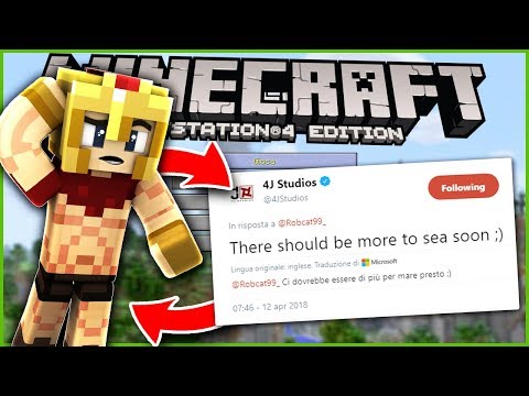 AGGIORNAMENTO ACQUATICO CONFERMATO su MINECRAFT PS4!😍 ANNUNCIO 4JSTUDIOS MINECRAFT ( WIIU PSVITA )