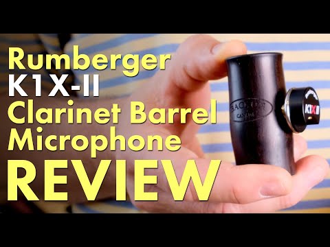 Rumberger K1X-II — The best clarinet mic for live electronics?