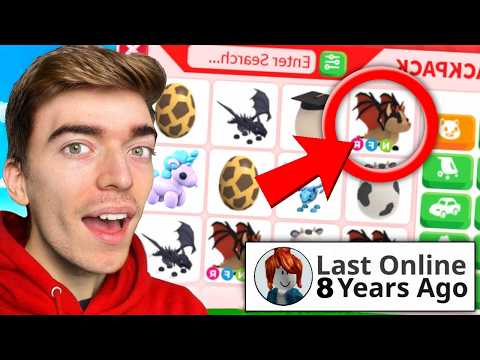 I LOGGED Into My OLD Adopt Me ACCOUNTS!